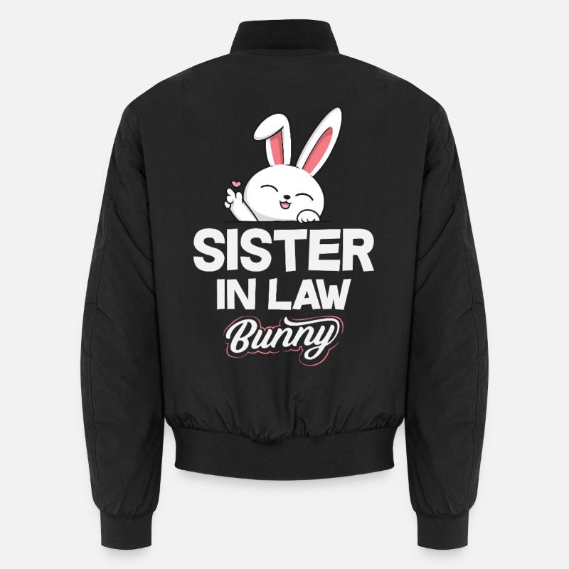 Frohe Ostern Süßer Osterhase Eiersuche Ostereier Unisex Bomberjacke