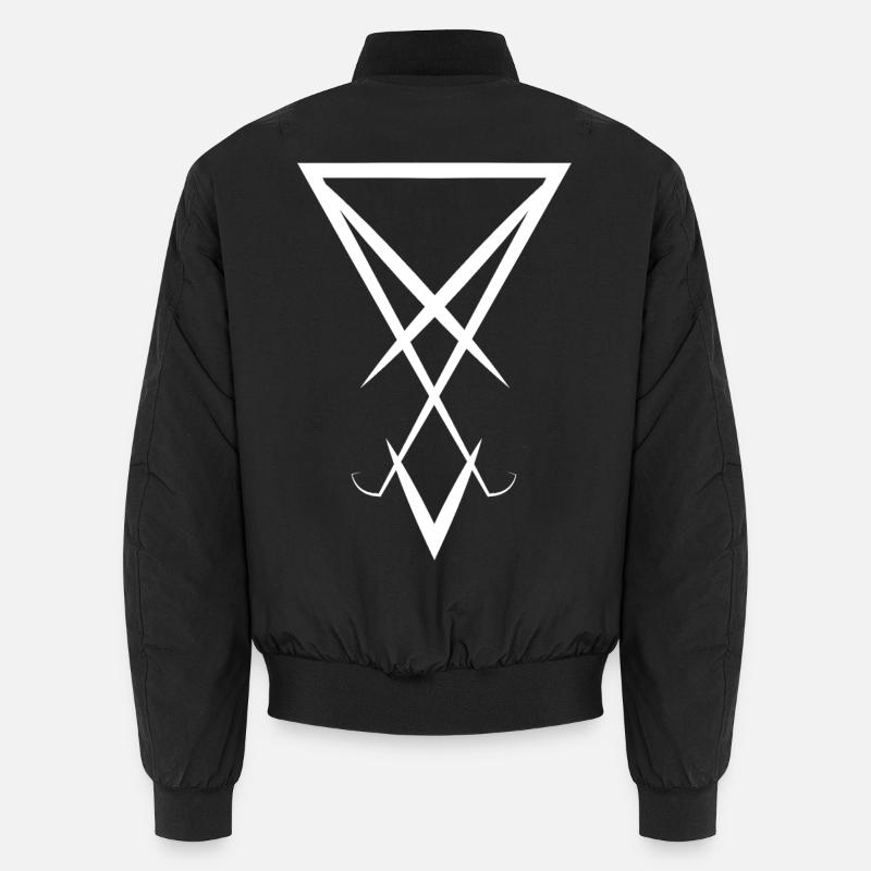 Luzifer-Symbol Unisex Bomberjacke