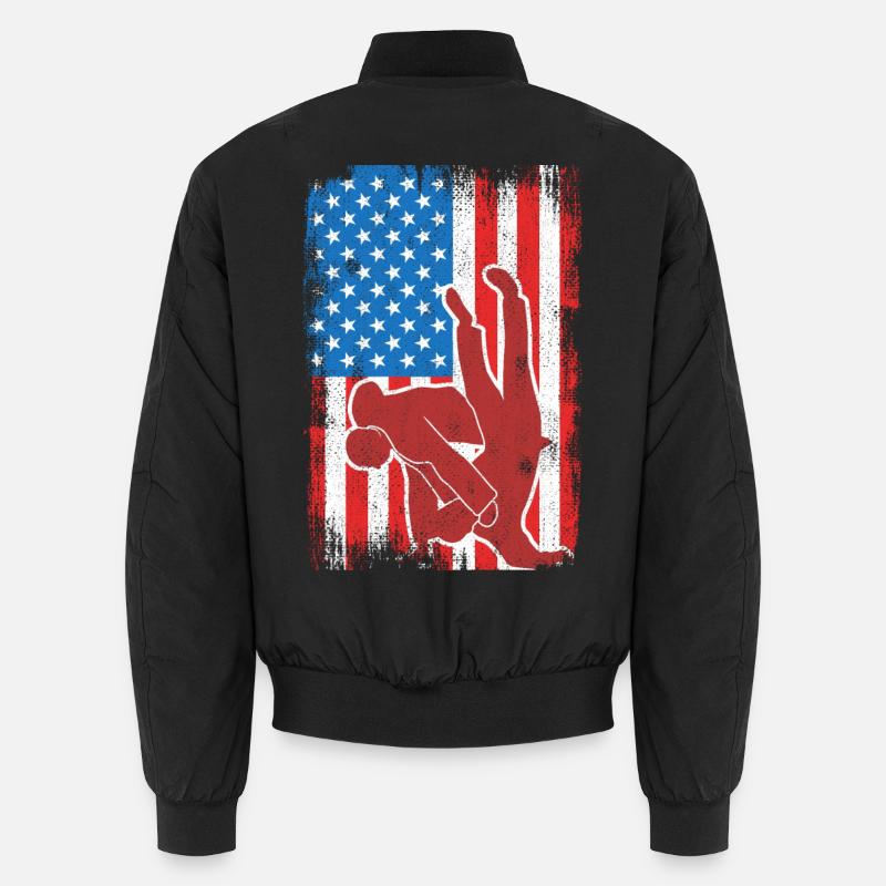 Drapeau de Judo USA Bomber unisexe
