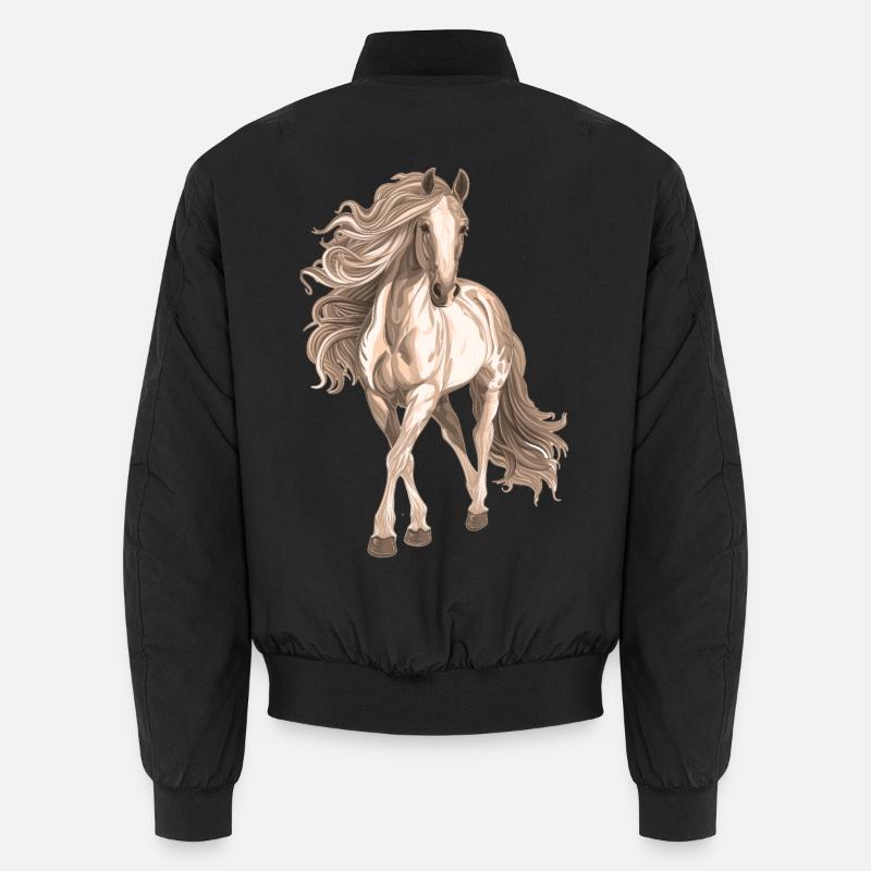Motif cheval Bomber unisexe