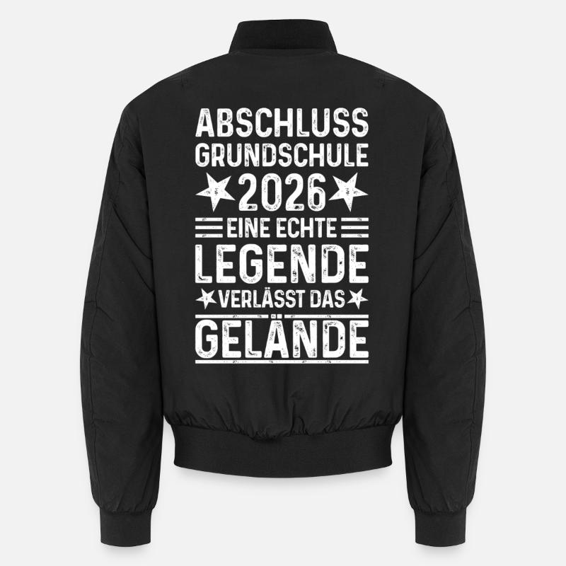 Primary school graduation 2026 - Unisex Bomber Jacket - black
