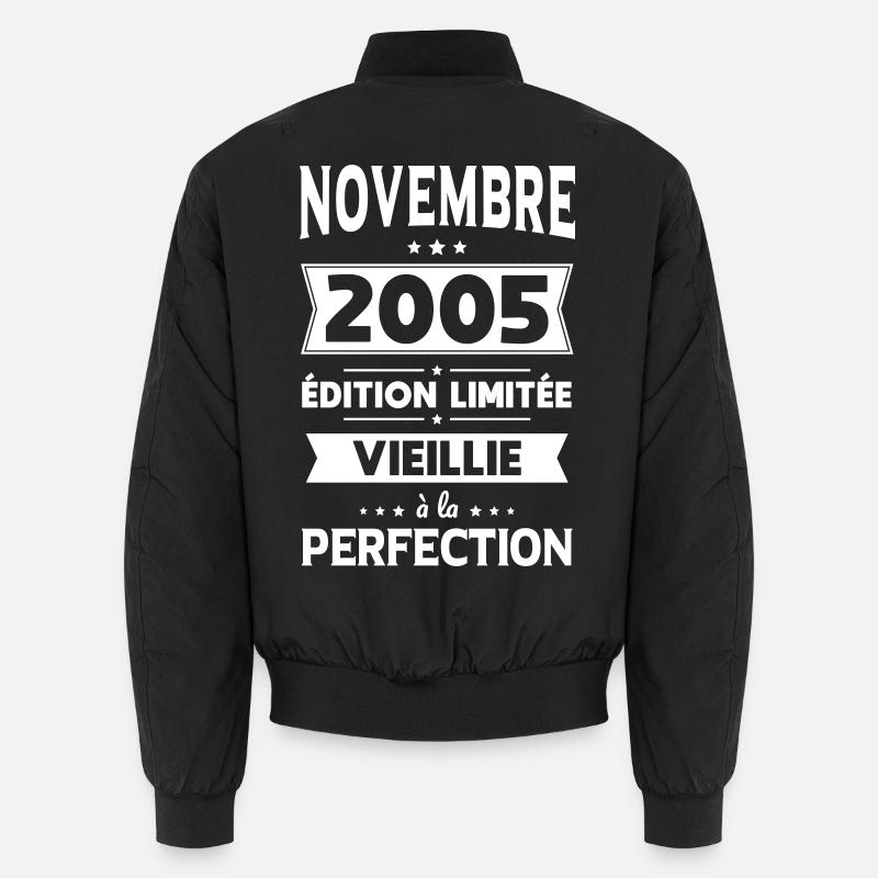 20-jähriges Jubiläum - November 2005 Perfektion Unisex Bomberjacke