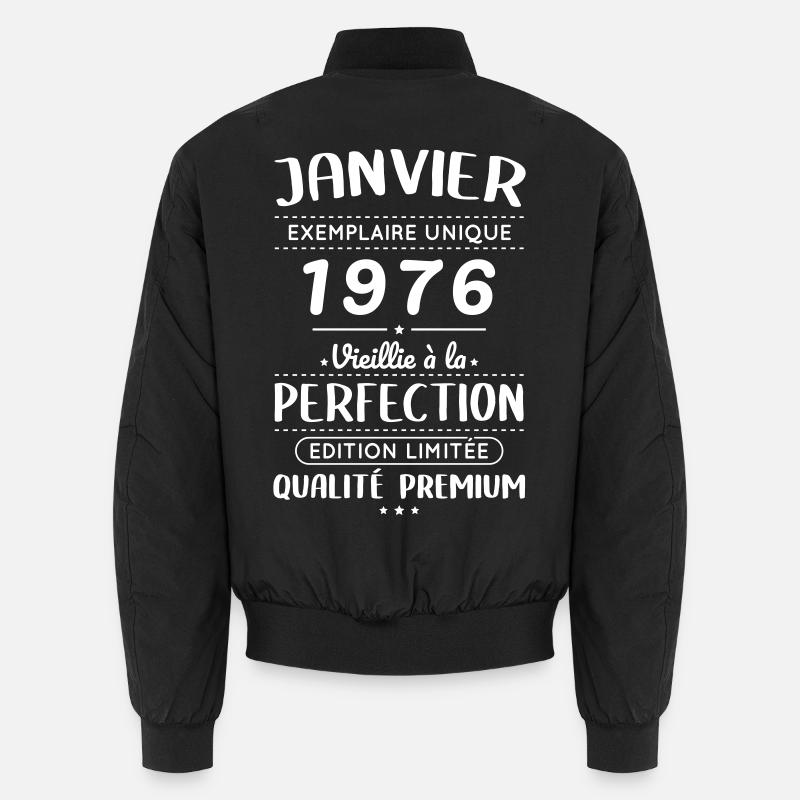 50-jähriges Jubiläum - Januar 1976 Perfektion Unisex Bomberjacke
