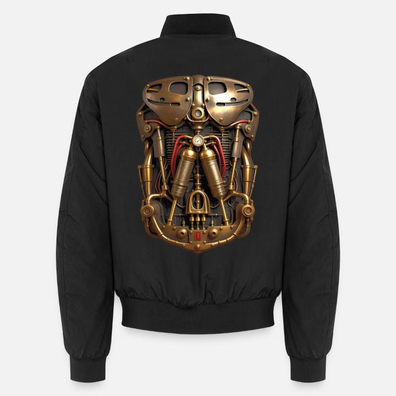 CYBORG ARMOR - steam punk'n'roll Bomber unisexe