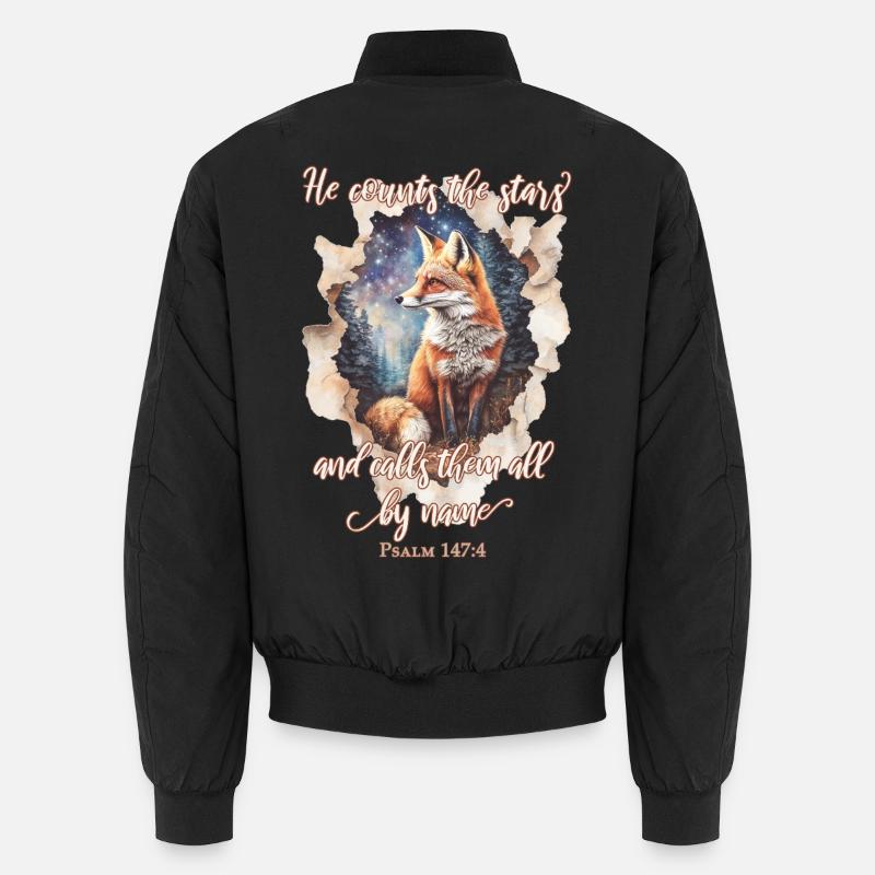Bibelzitat Christlich Unisex Bomberjacke