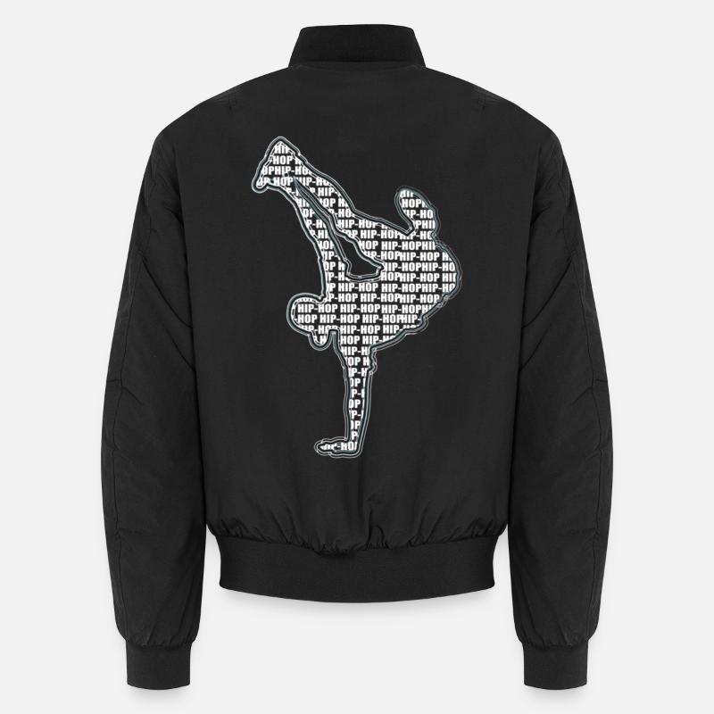 Breakdance - Unisex Bomberjacke - Schwarz