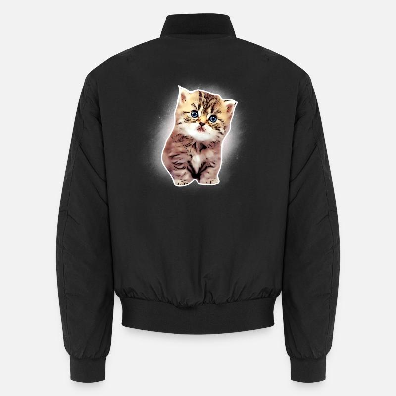 Kitten - Unisex Bomber Jacket - black