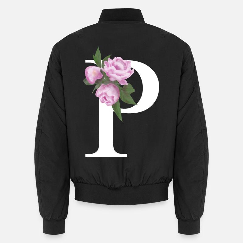 P - Unisex Bomberjacke - Schwarz