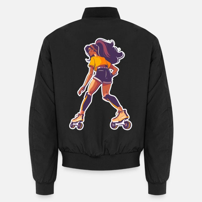 Roller skater Unisex Bomber Jacket