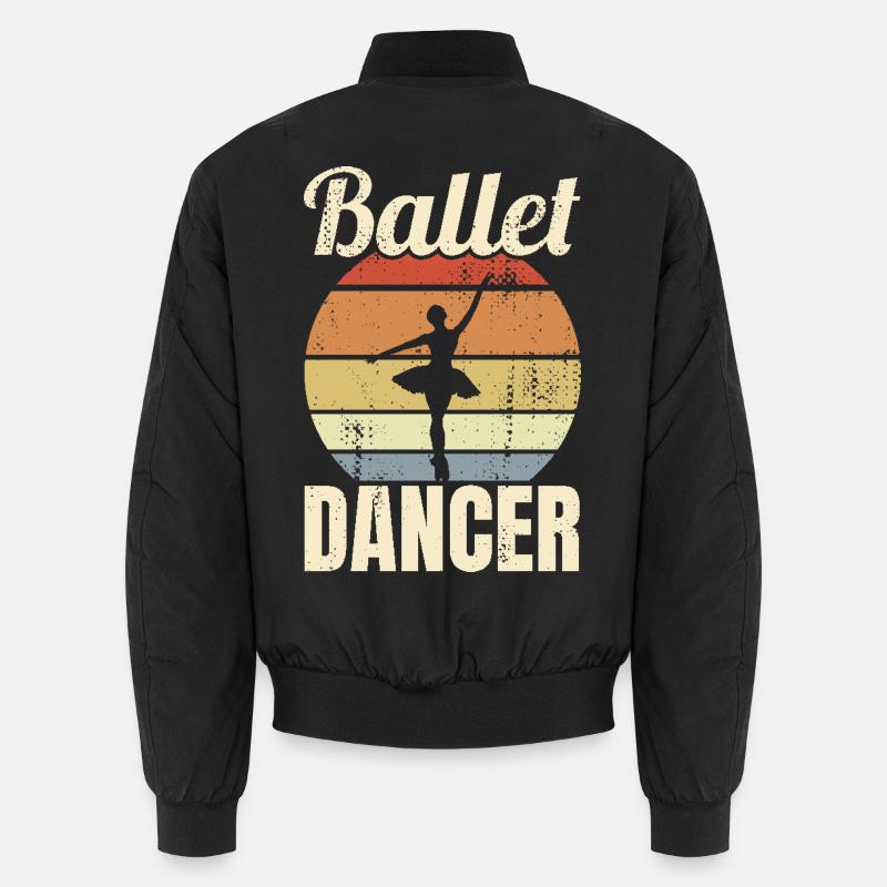 Danseuse de ballet vintage Bomber unisexe