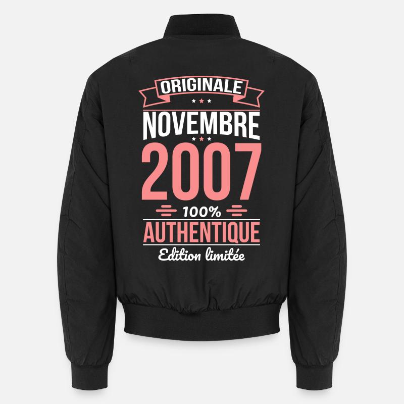 18. Geburtstag - Original - November 2007 Unisex Bomberjacke