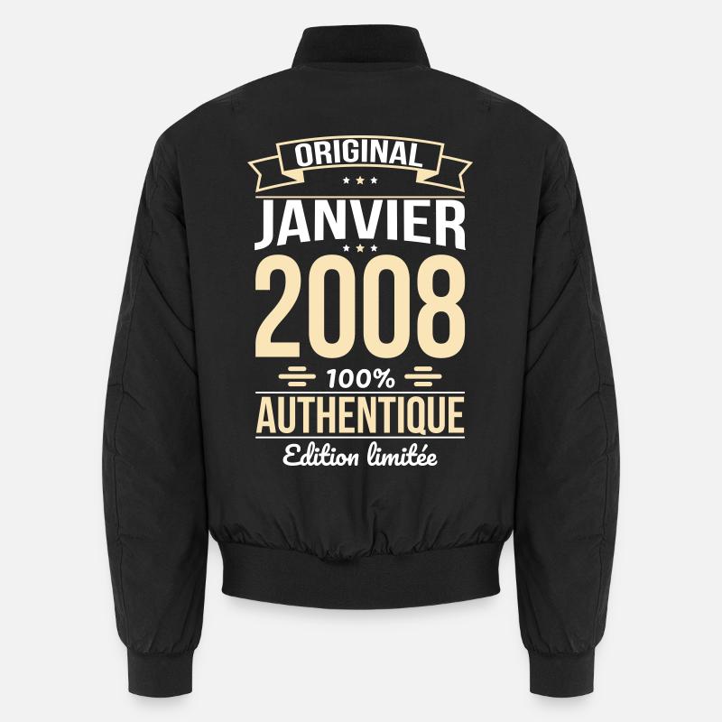 Anniversaire 18 ans - Original - Janvier 2008 Bomber unisexe