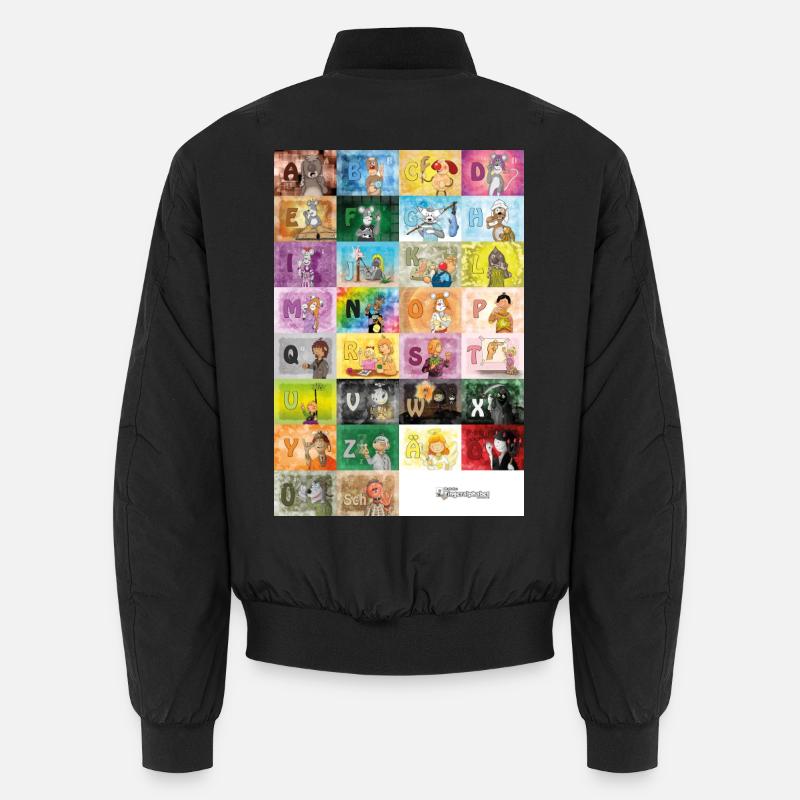 Deutsches Fingeralphabet 1 / Unisex Bomberjacke
