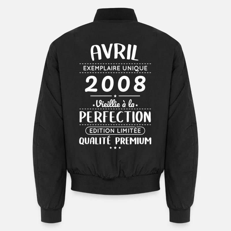 18. Geburtstag – April 2008 Perfektion Unisex Bomberjacke