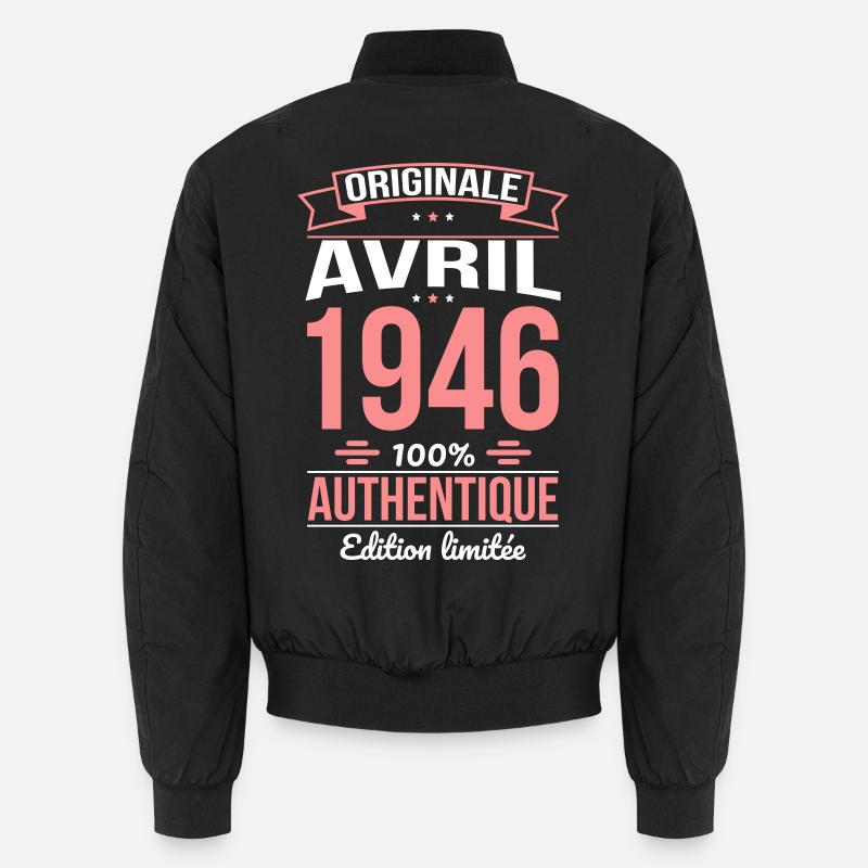 80th Anniversary - Original - April 1946 Unisex Bomber Jacket