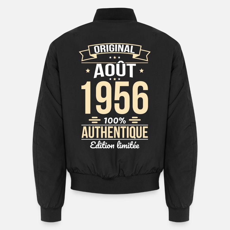 Anniversaire 70 ans - Original - Août 1956 Bomber unisexe