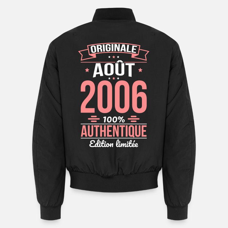 Anniversaire 20 ans - Originale - Août 2006 Bomber unisexe