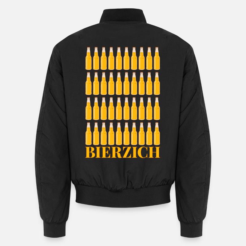 Bierzich 40. Geburtstag Vierzig Bier Vierzich 40 Unisex Bomberjacke