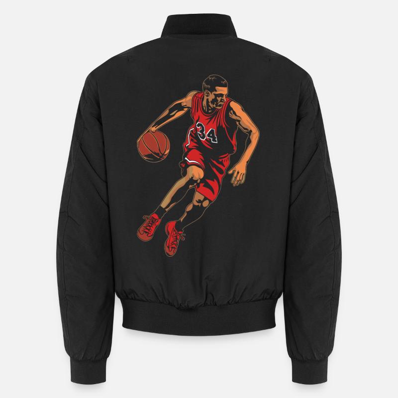 Basketball Player Graphics Unisex Bomber Jacket