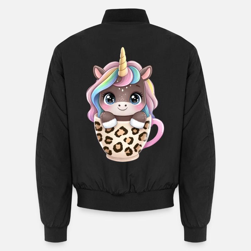 Einhorn in der Tasse - 🦄 Unisex Bomberjacke