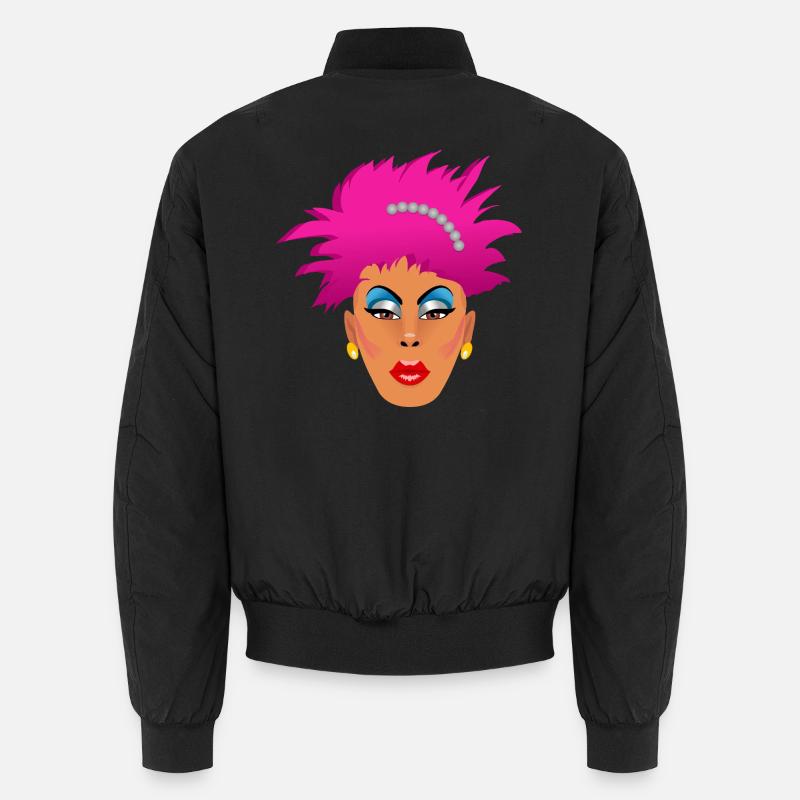 Drag Queen rose Bomber unisexe