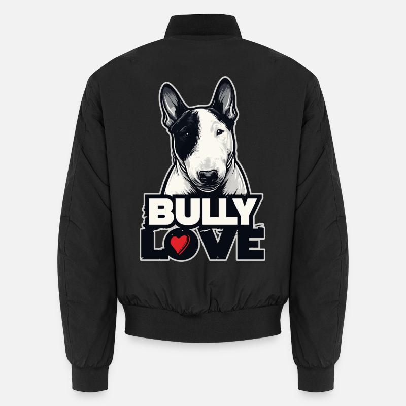 BULLY LOVE – Bullterrier Design  Unisex Bomberjacke