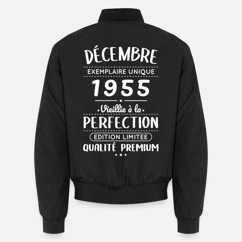 70-jähriges Jubiläum - Dezember 1955 Perfektion Unisex Bomberjacke