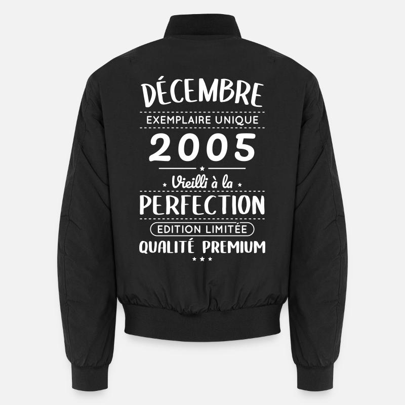 Anniversaire 20 ans - Décembre 2005 Perfection Bomber unisexe