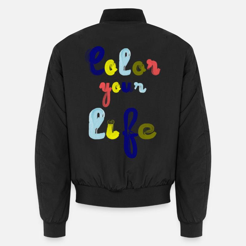 Färben Sie Ihr Leben Unisex Bomberjacke