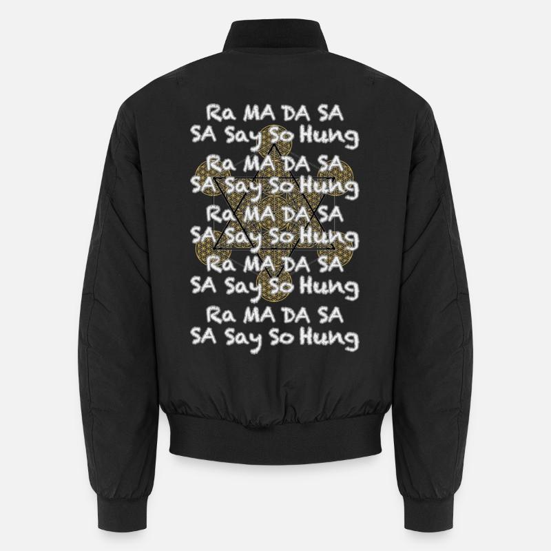 Mantra der Heilung Unisex Bomberjacke