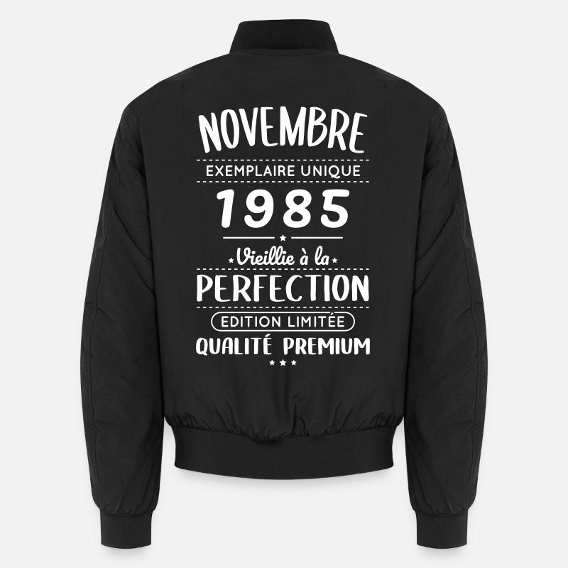 40-jähriges Jubiläum - November 1985 Perfektion Unisex Bomberjacke