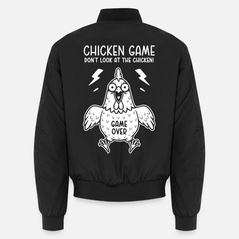 Jeu du poulet Ne regardez pas le poulet Game over Bomber unisexe