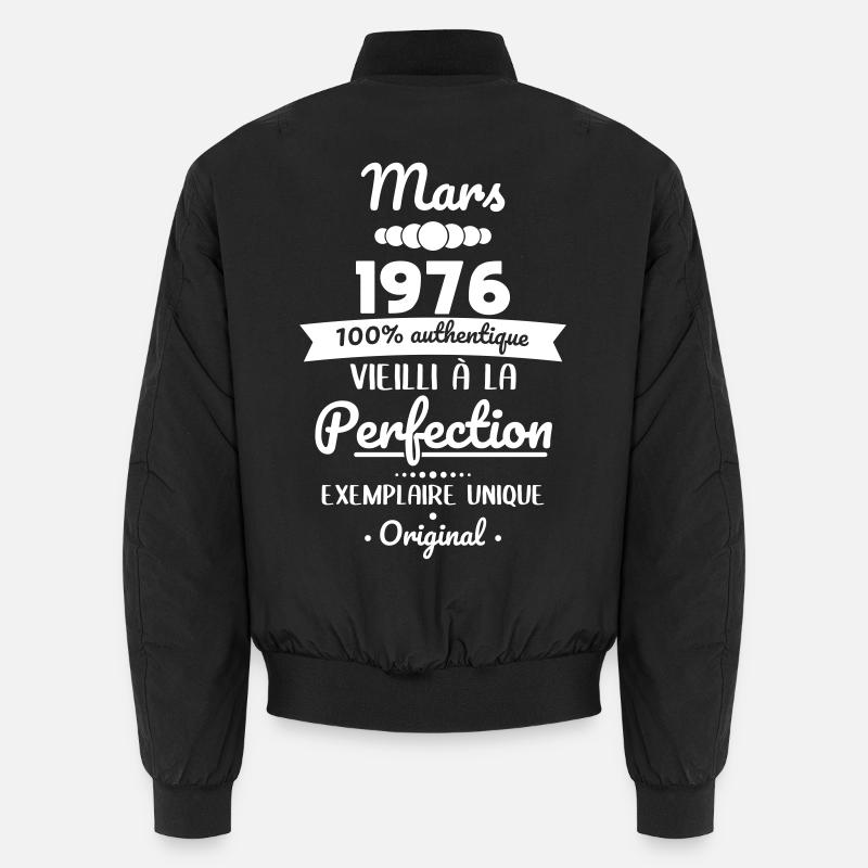 Anniversaire 50 ans - Mars 1976 Original Bomber unisexe