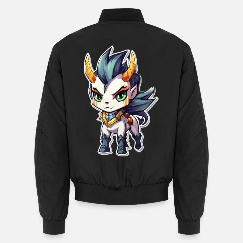 Cheval Démon Chibi Bomber unisexe