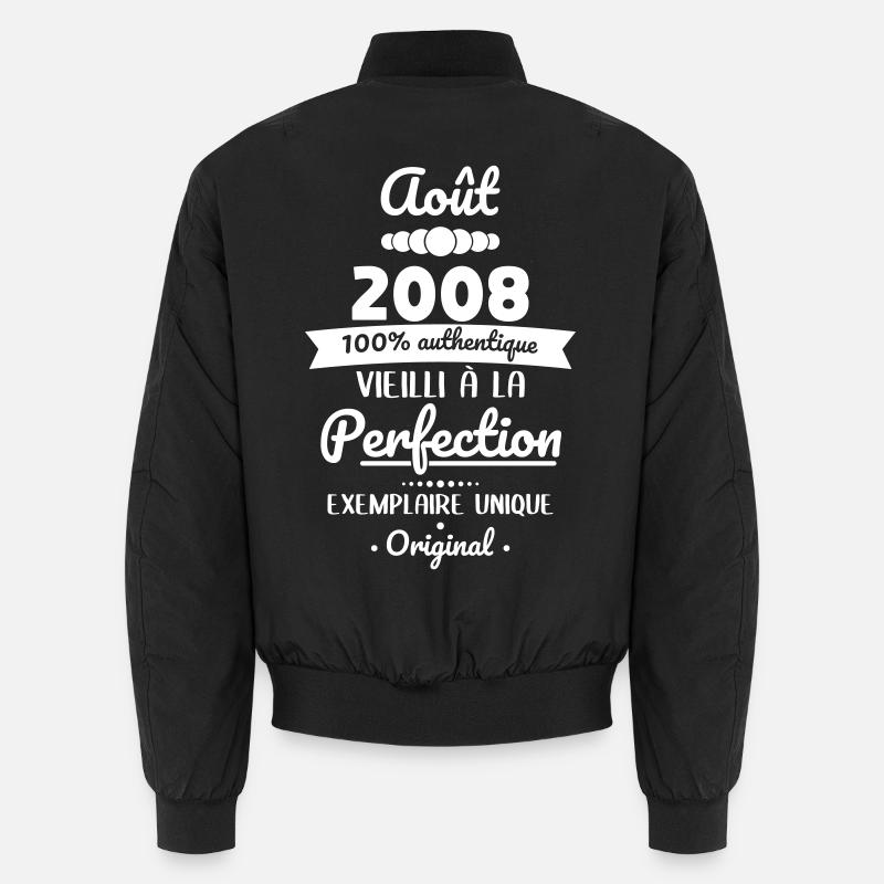 18. Geburtstag – August 2008 Original Unisex Bomberjacke