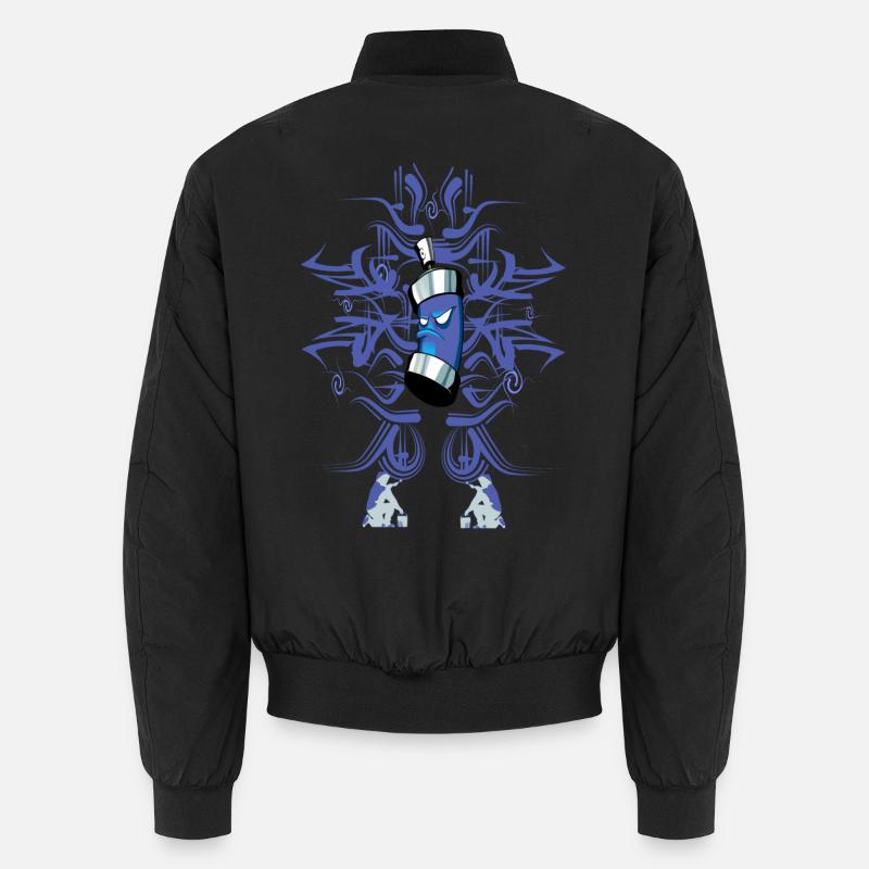 graffiti - Bomber unisexe - noir