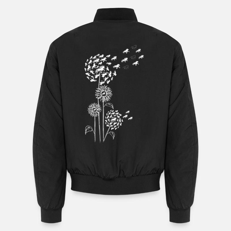 Pissenlit à la fleur et Tölt White Bomber unisexe