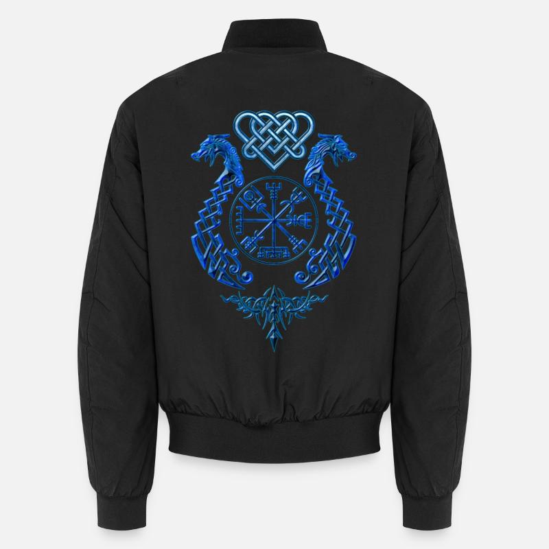 DragonSymbol - Unisex Bomber Jacket - black