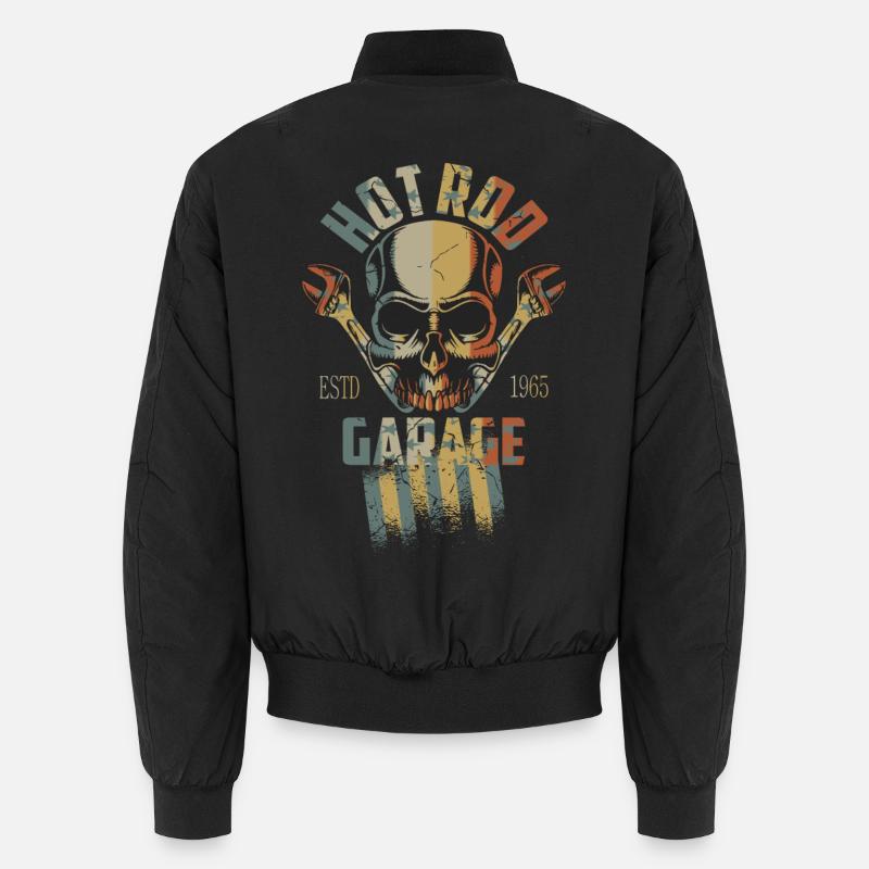 Hot Rod - Unisex Bomberjacke - Schwarz