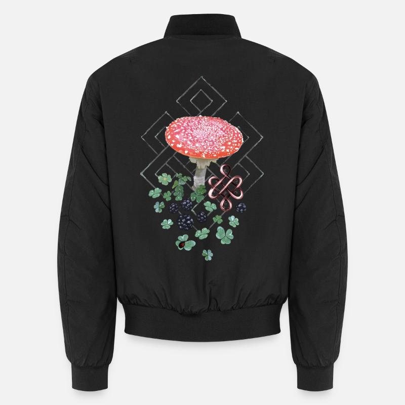 Trèfle Lucky Toadstool Bomber unisexe