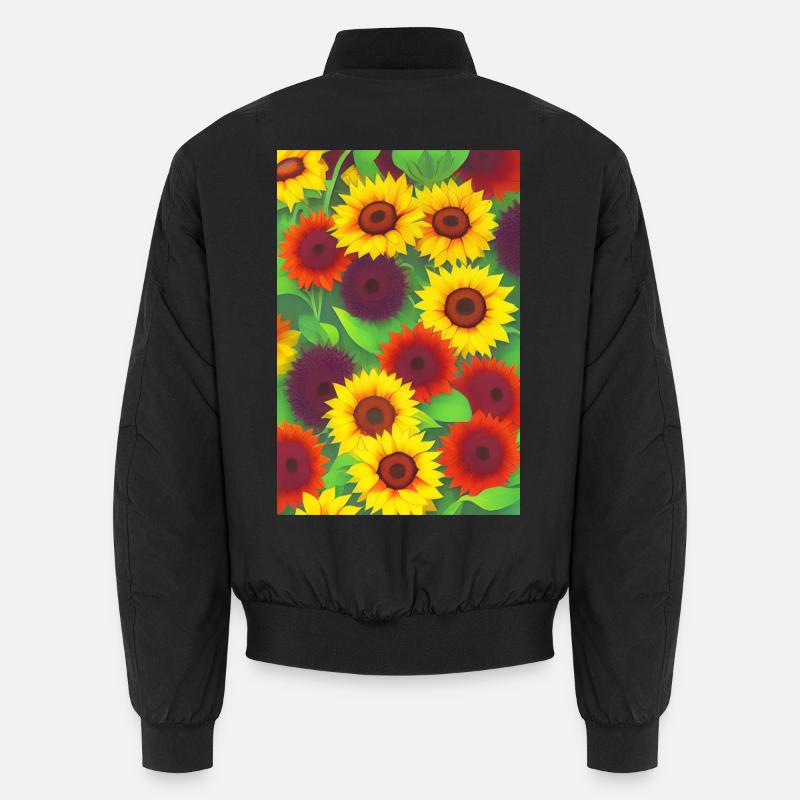 Sonnenblumen Unisex Bomberjacke