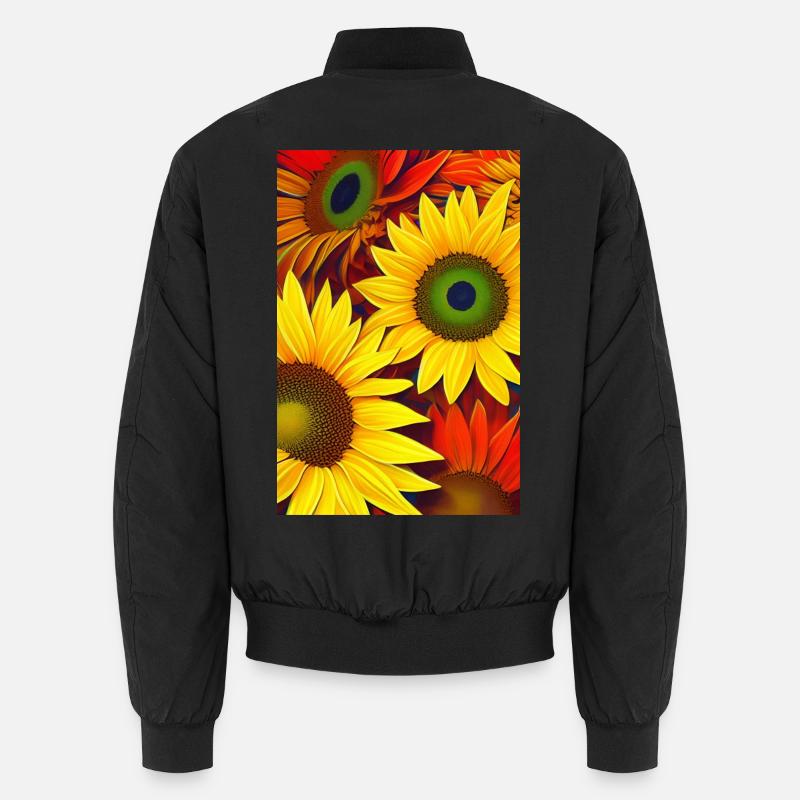 Sonnenblumen Unisex Bomberjacke
