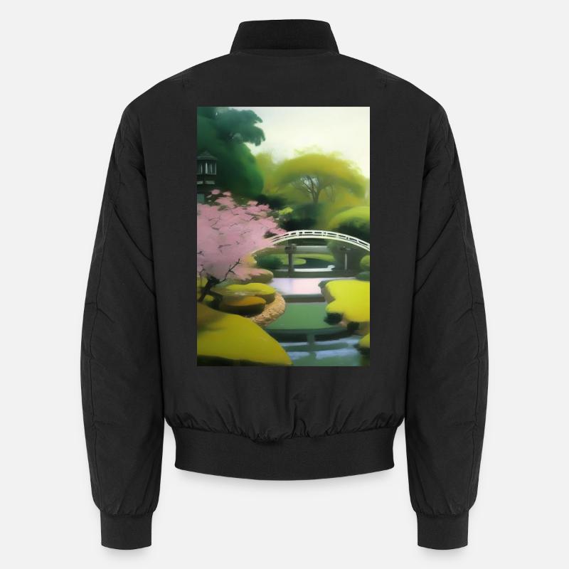 Jardin zen chinois Bomber unisexe