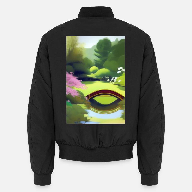 Jardin zen chinois Bomber unisexe