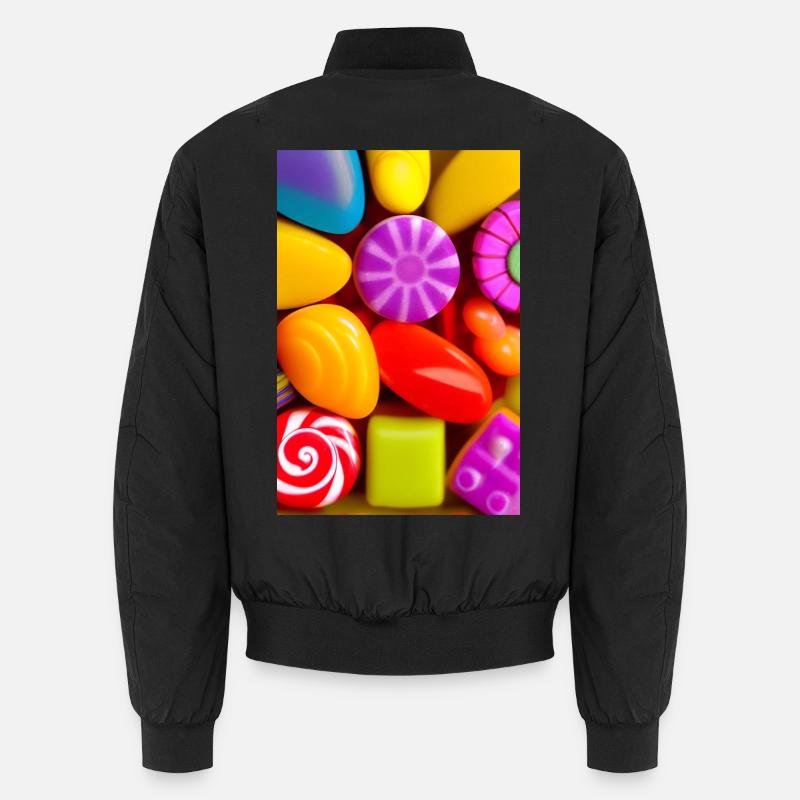 Bonbons - Unisex Bomberjacke - Schwarz