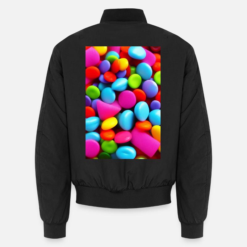 Bonbons - Unisex Bomberjacke - Schwarz