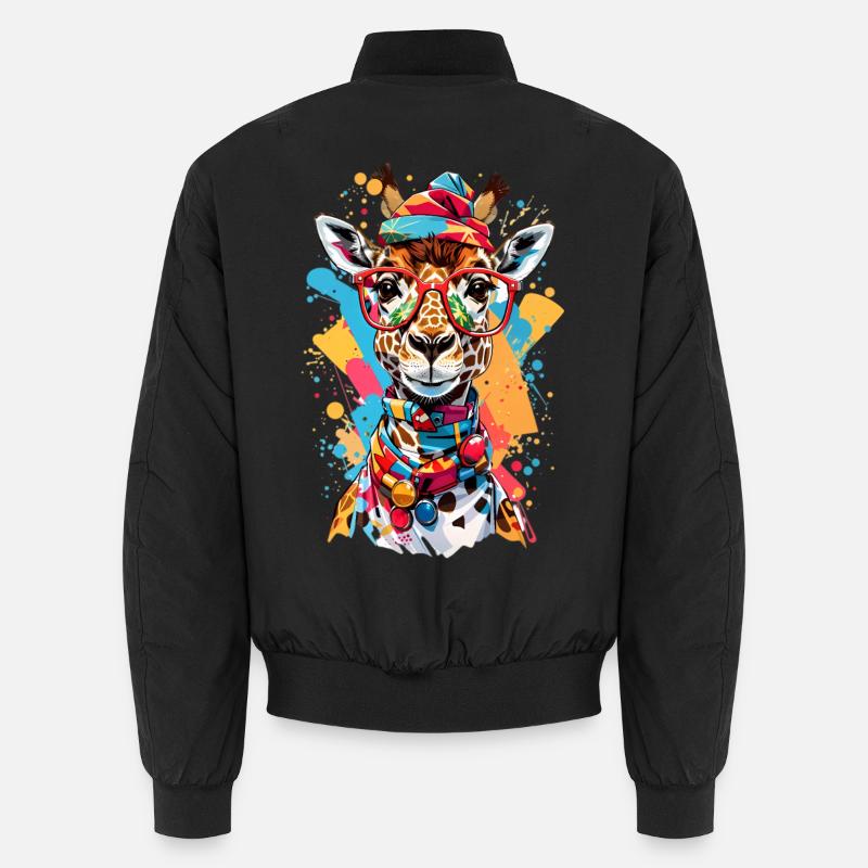 Cool giraffe Unisex Bomber Jacket