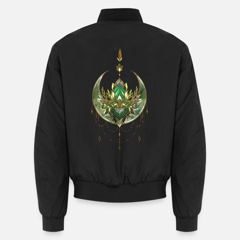 Merveilleuse et élégante fleur de lotus Bomber unisexe