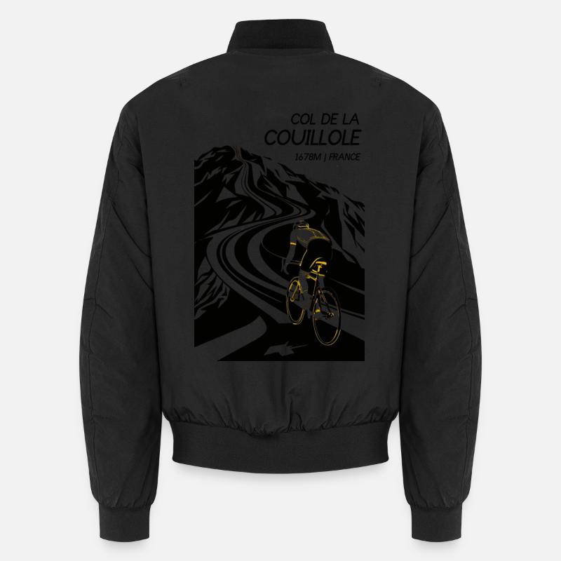 Besteigung des Col de la Couillole Unisex Bomberjacke