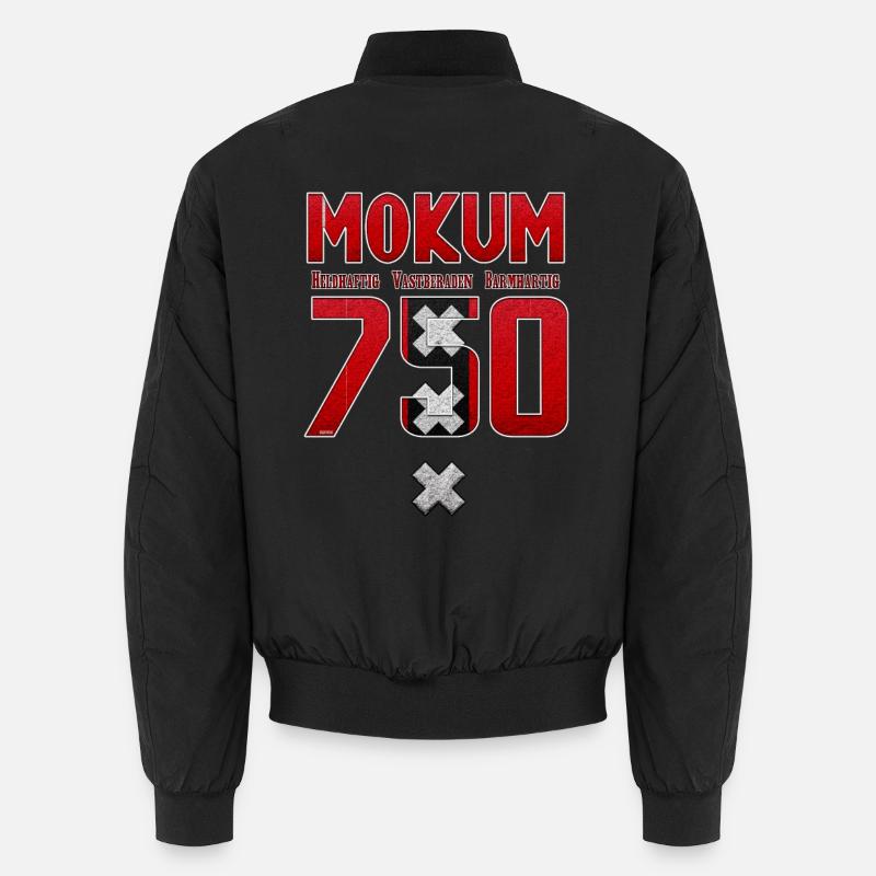 Amsterdam 750 HVB - Unisex Bomber Jacket - black